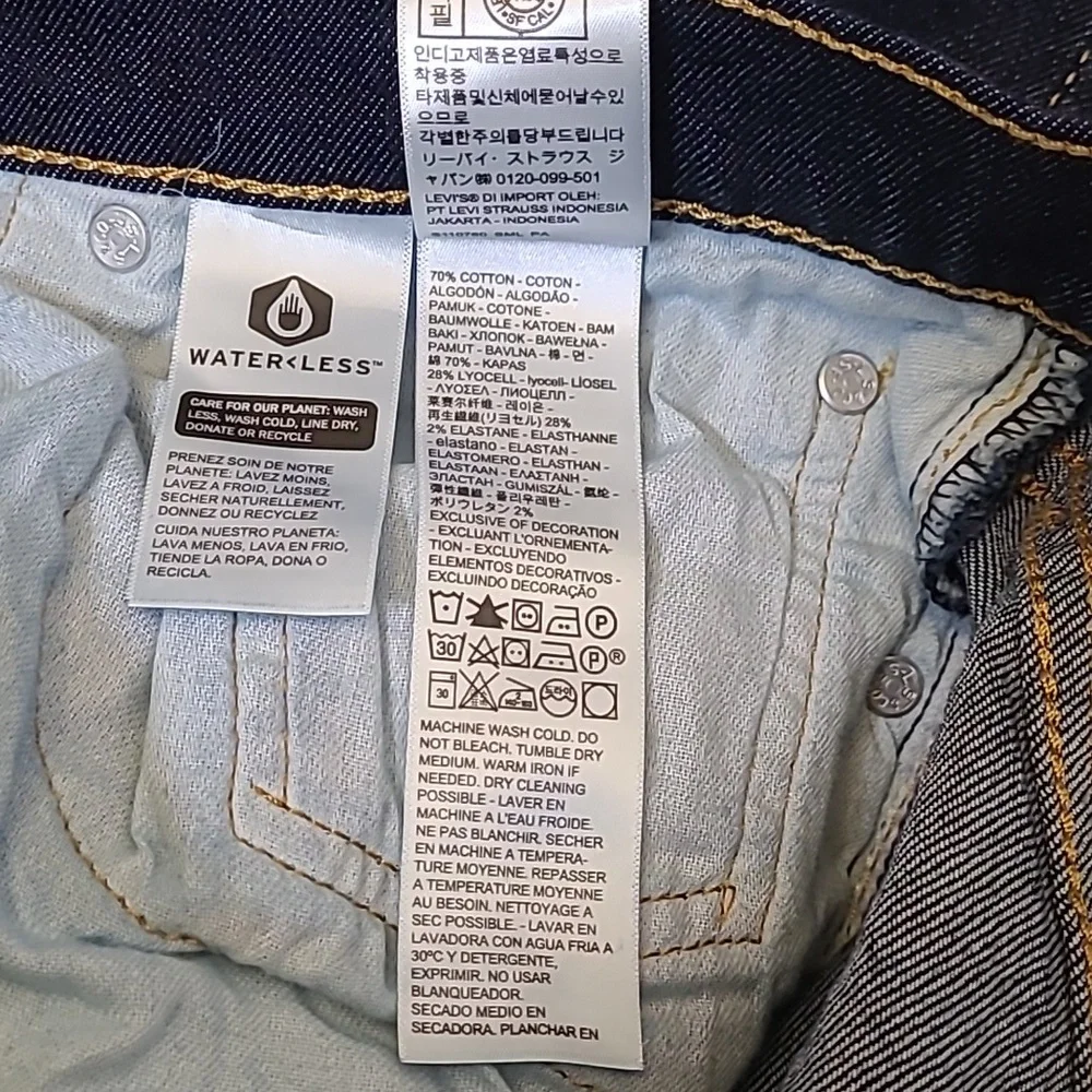Levi's Men's Slim Jeans - Dark Blue new for men‎ zise32×34.